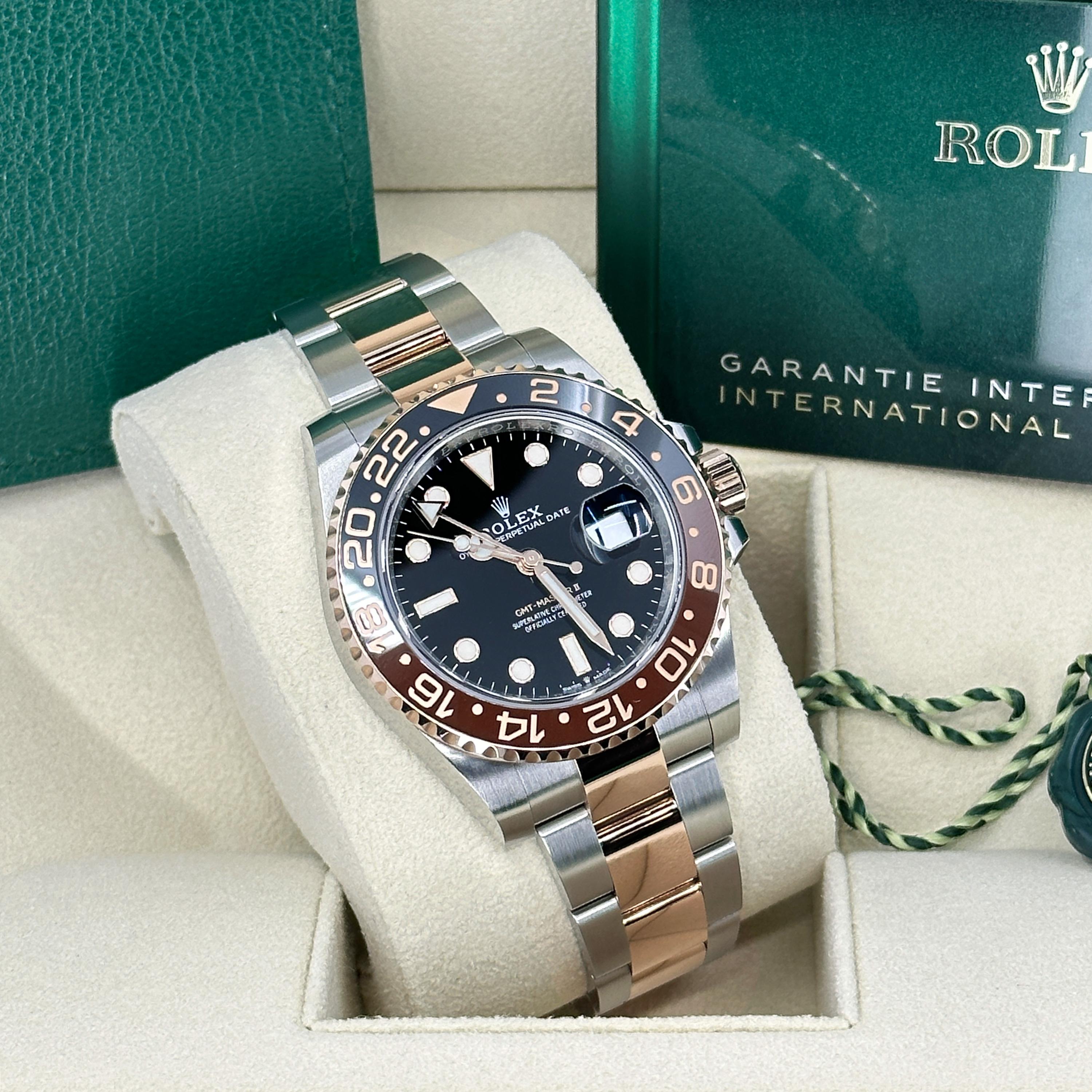 Unworn Rolex GMT-Master II Root Beer Reference# 126711CHNR, Complete set, 2025 For Sale 9