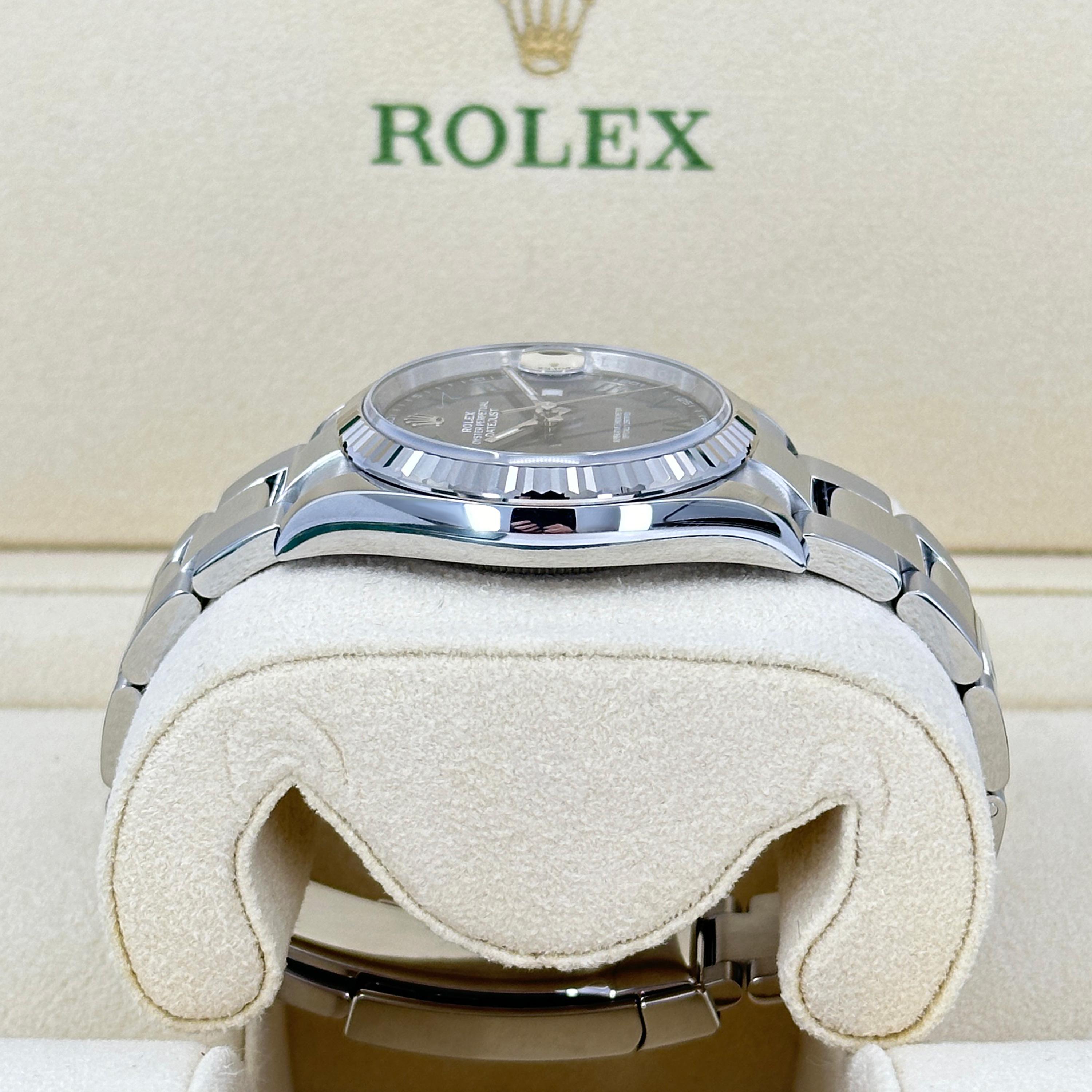 Ungetragene Rolex Datejust 36 Wimbledon Oyster Reference# 126234, Komplettset, 2025 im Angebot 1