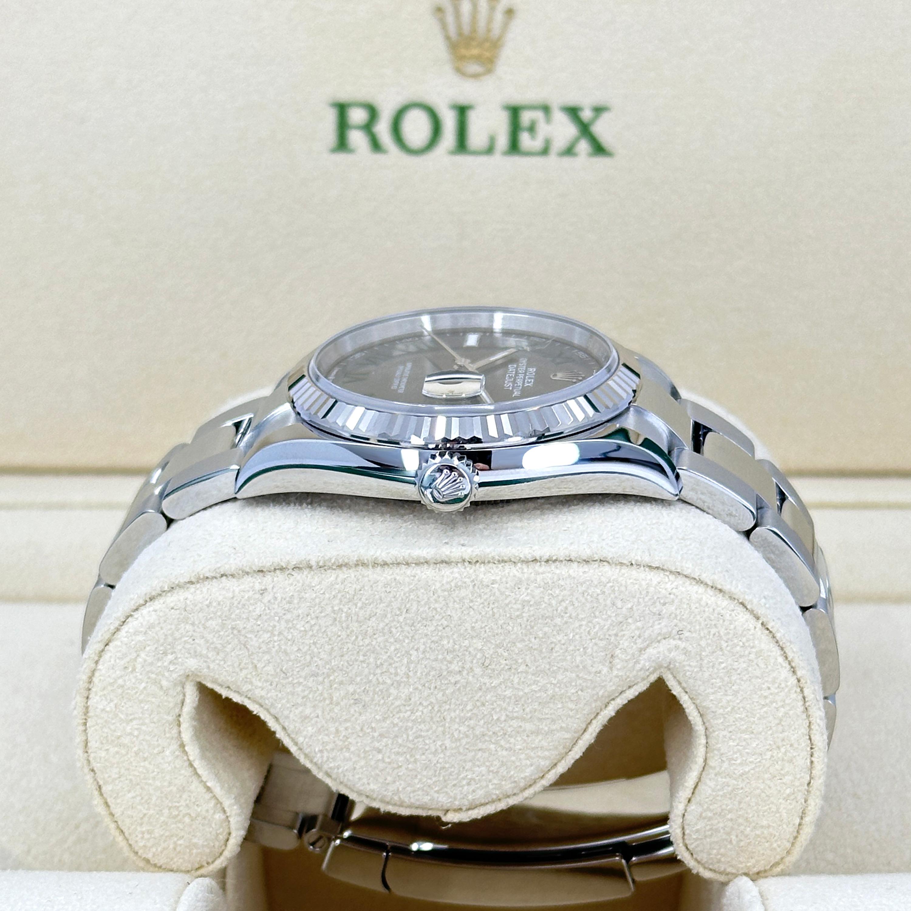 Ungetragene Rolex Datejust 36 Wimbledon Oyster Reference# 126234, Komplettset, 2025 im Angebot 3