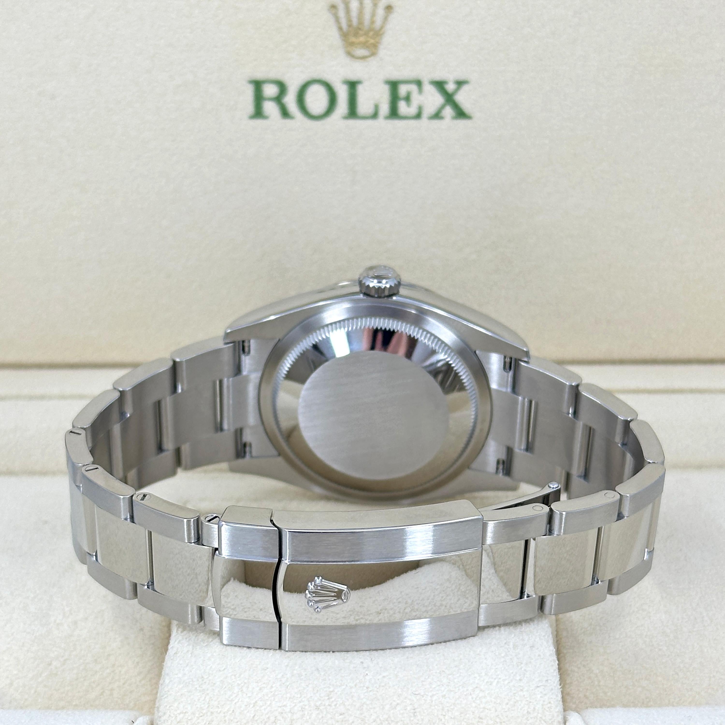 Ungetragene Rolex Datejust 36 Wimbledon Oyster Reference# 126234, Komplettset, 2025 im Angebot 10