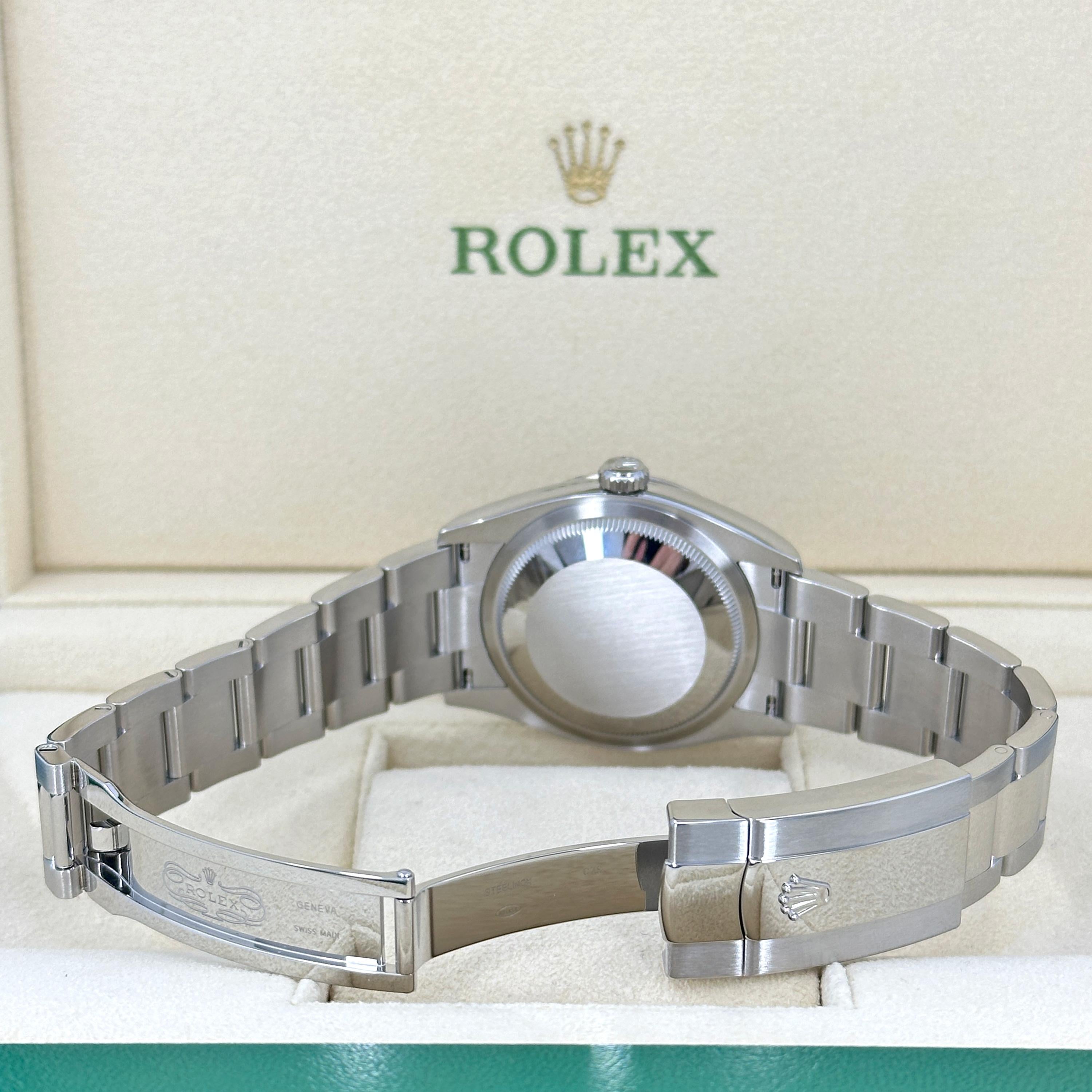 Ungetragene Rolex Datejust 36 Wimbledon Oyster Reference# 126234, Komplettset, 2025 im Angebot 11