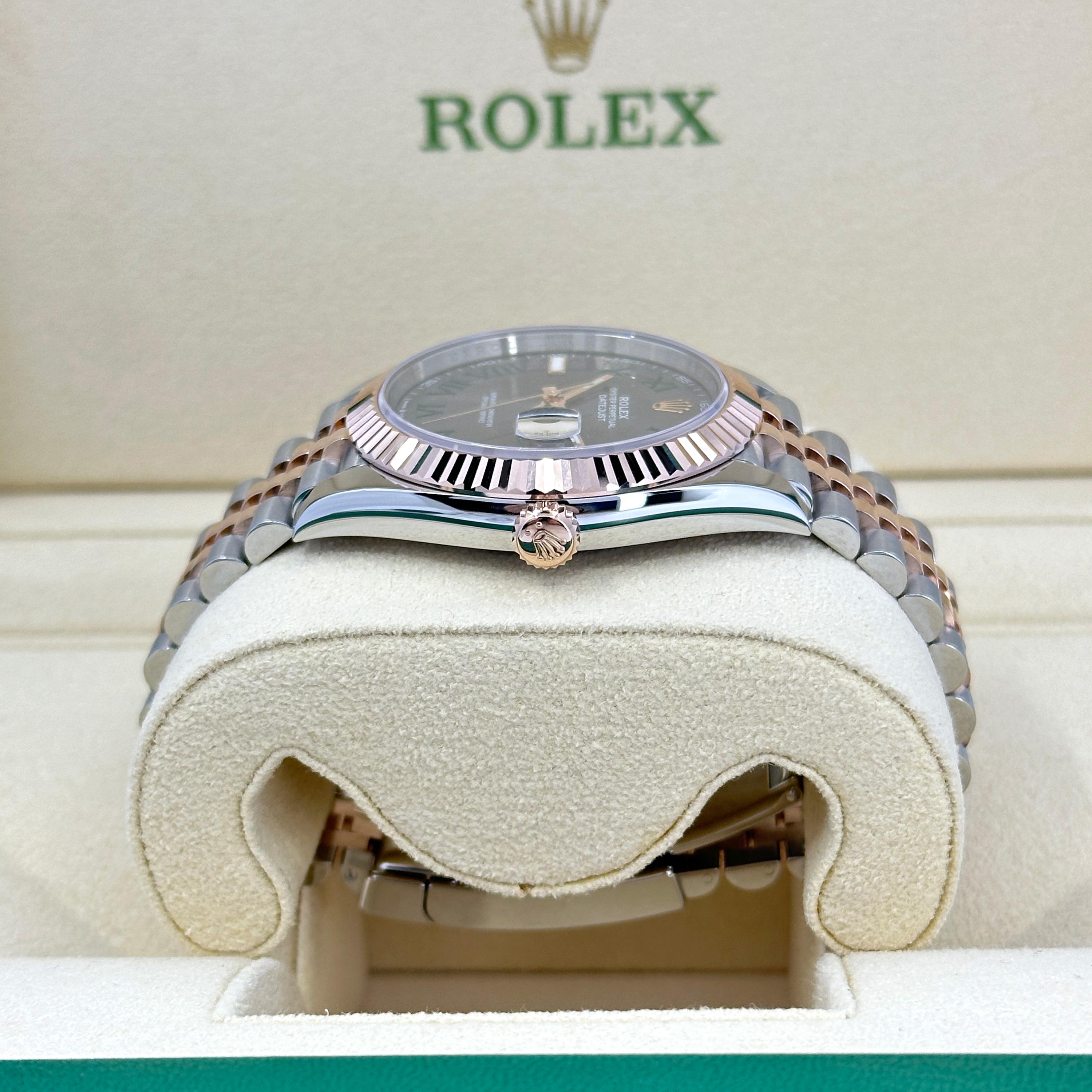 Ungetragene Rolex Datejust 41 Grey Jubilee Reference# 126331, Komplettset, 2025 im Angebot 2