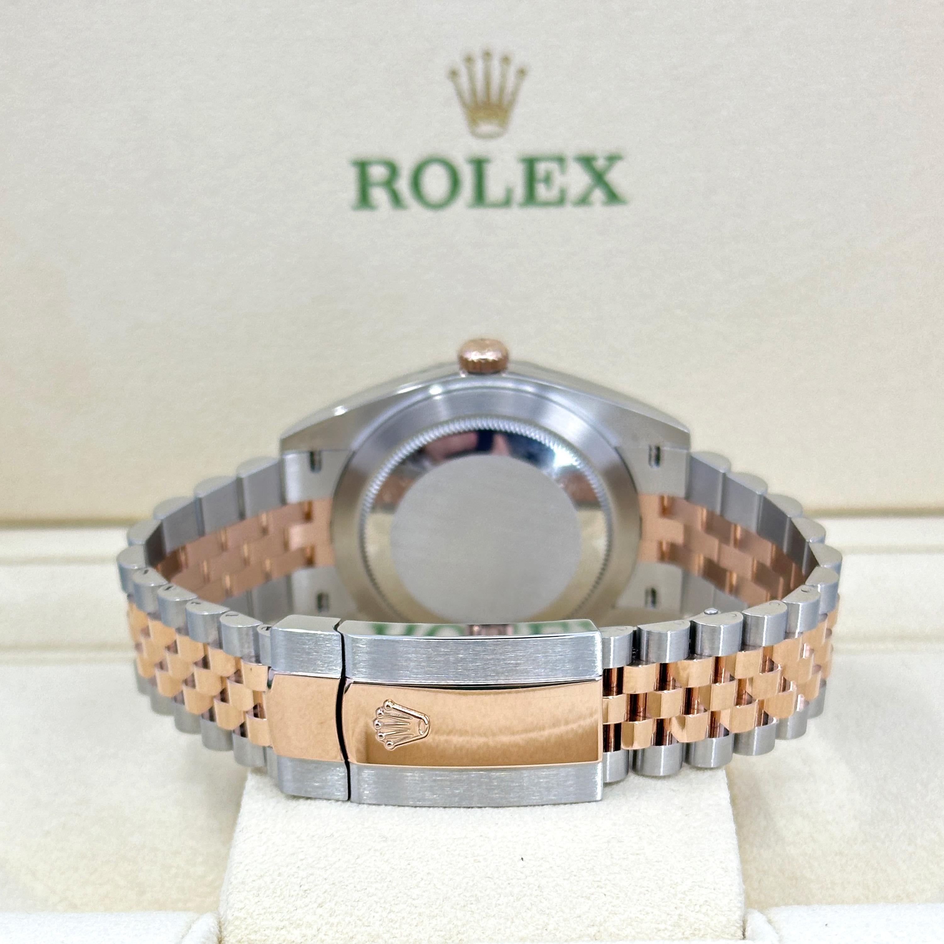 Ungetragene Rolex Datejust 41 Grey Jubilee Reference# 126331, Komplettset, 2025 im Angebot 10