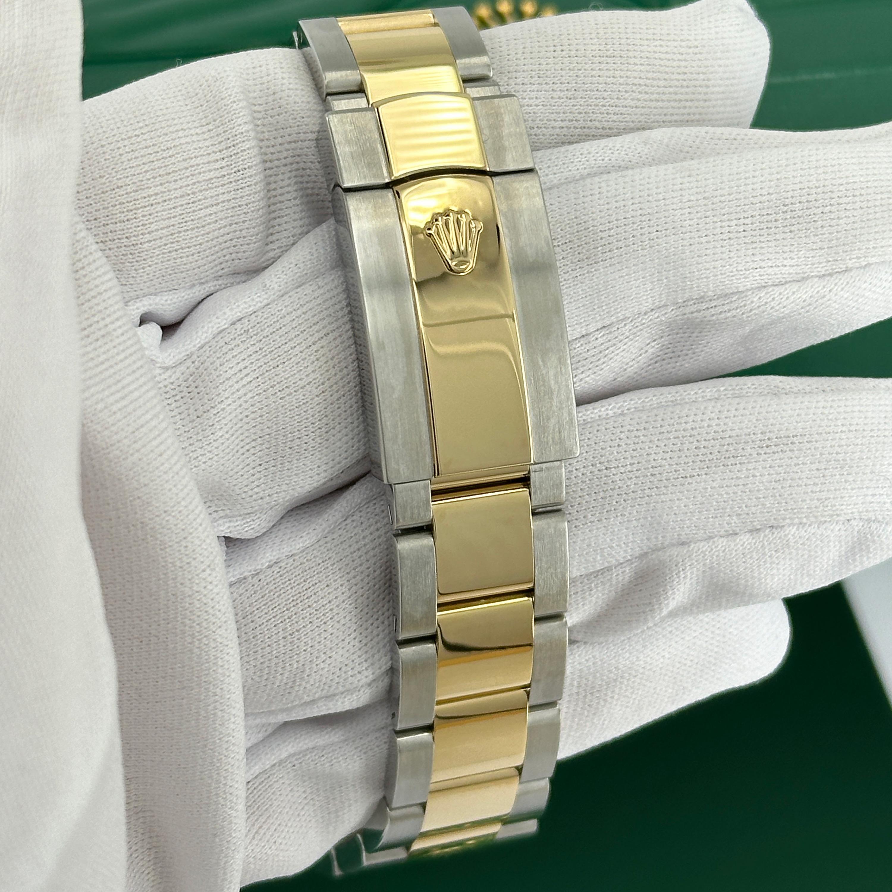 Ungetragene Rolex Datejust 41 Champagne Oyster Reference# 126333, Komplettset, 2025 im Angebot 10
