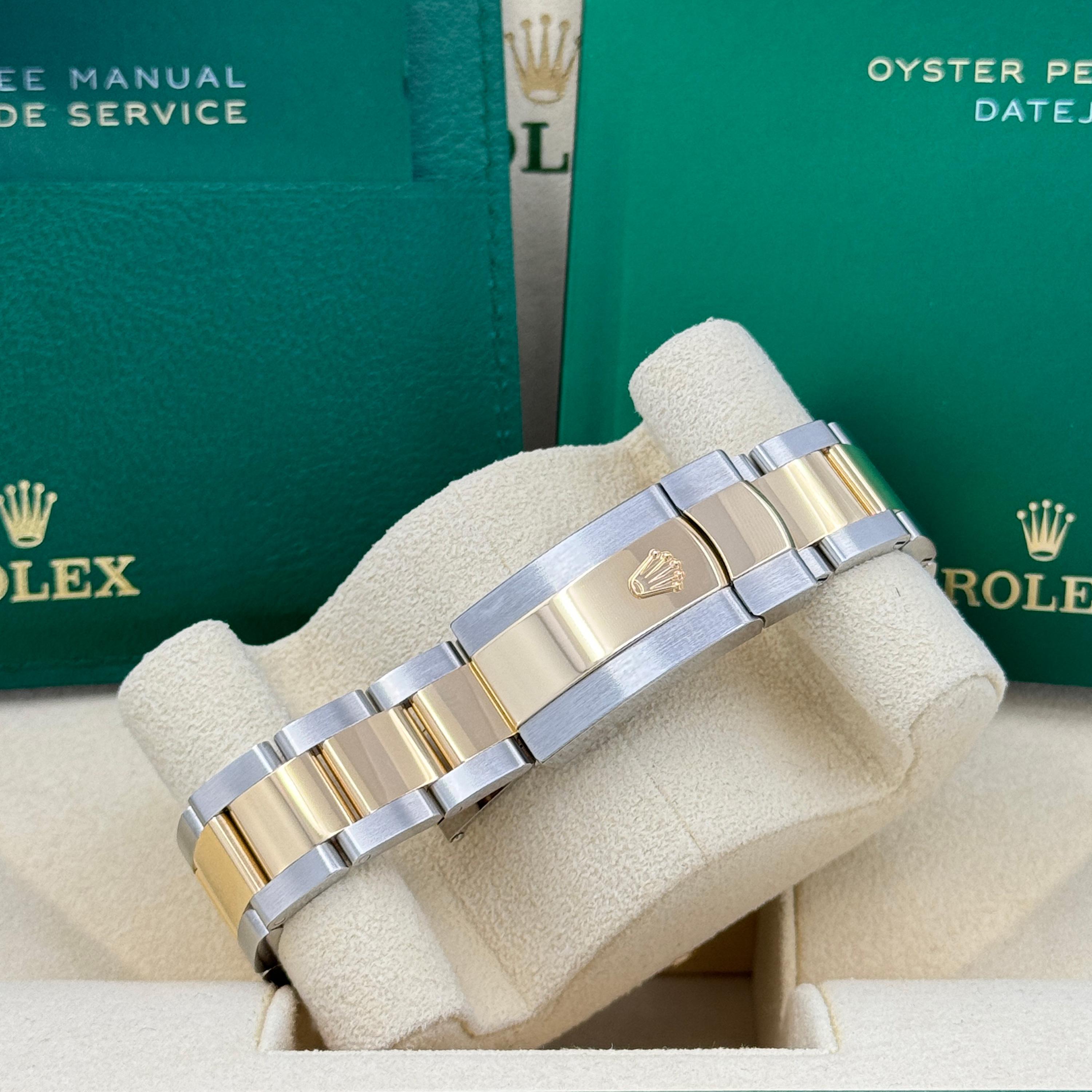 Ungetragene Rolex Datejust 41 Grau Oyster Reference# 126333, Komplettset, 2025 im Angebot 6
