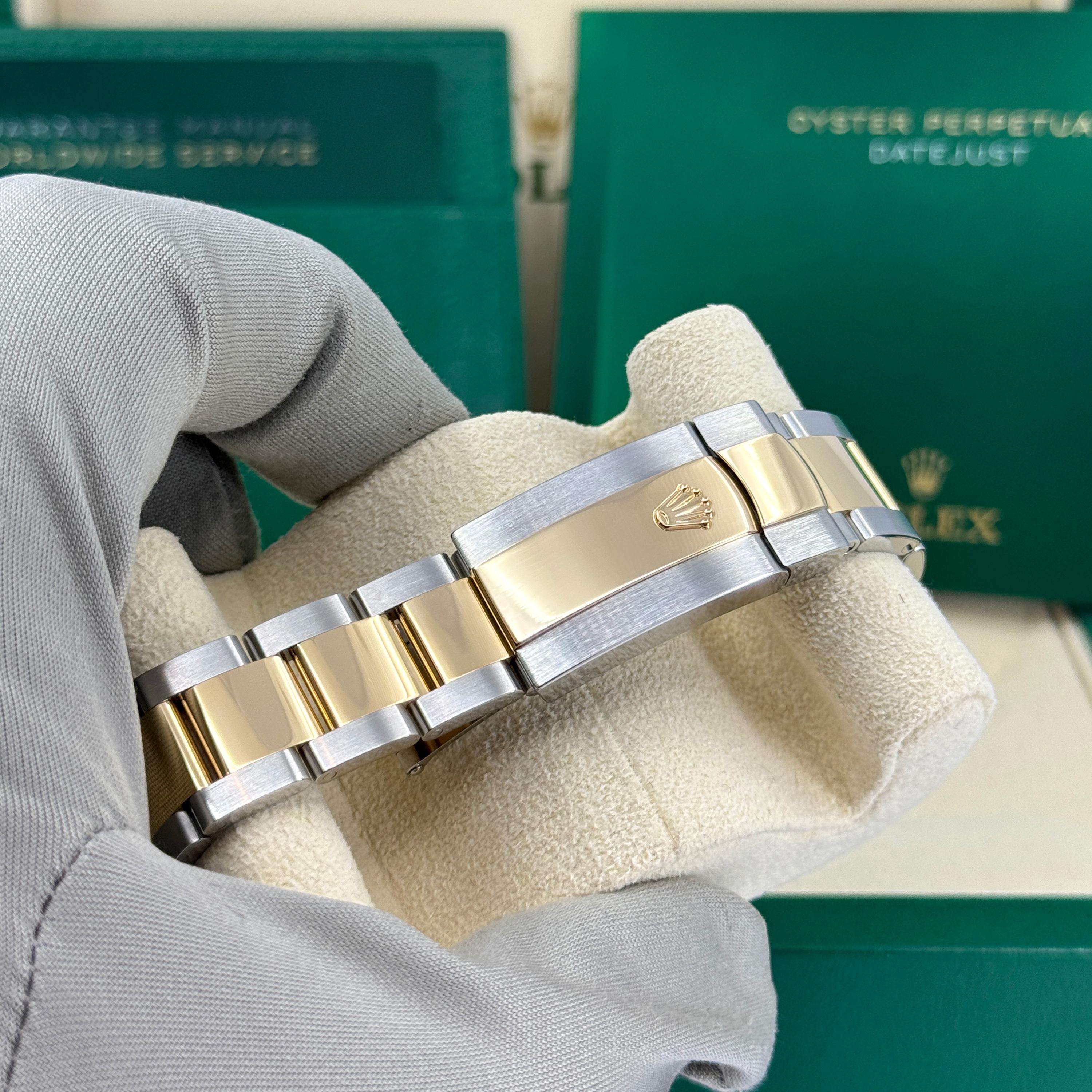 Ungetragene Rolex Datejust 41 Grau Oyster Reference# 126333, Komplettset, 2025 im Angebot 10