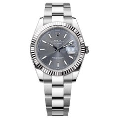 Unworn Rolex Datejust 41 Grey Jubilee Reference# 126334, Complete set, 2025
