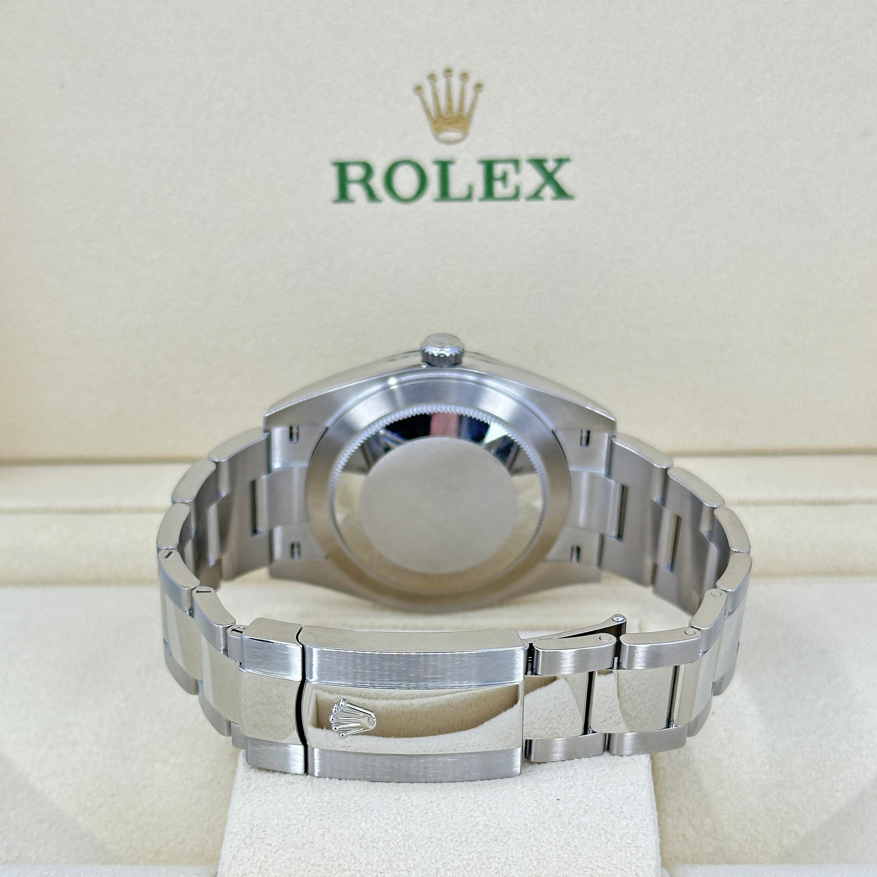 Ungetragene Rolex Datejust 41 Grey Jubilee Reference# 126334, Komplettset, 2025 im Angebot 7