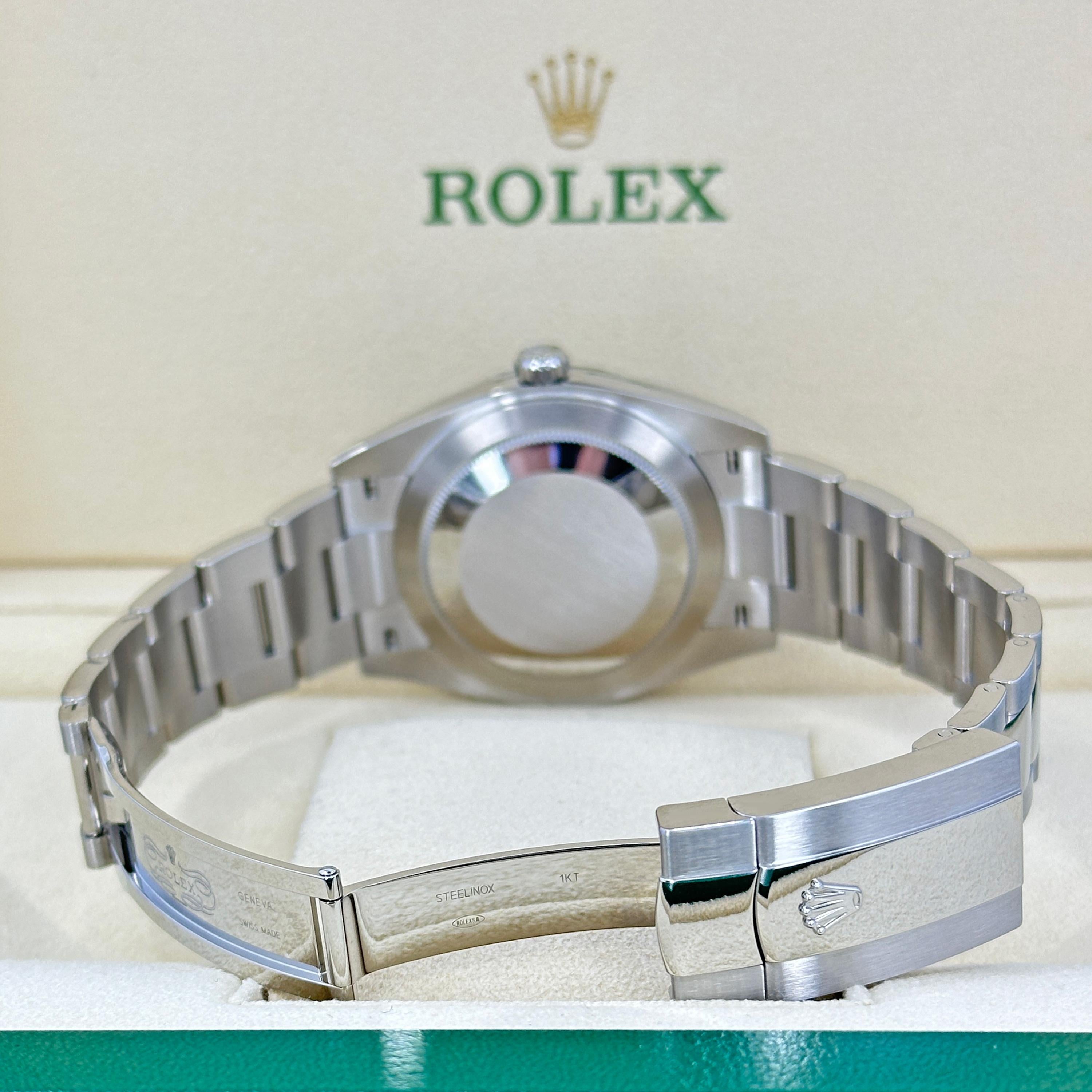 Ungetragene Rolex Datejust 41 Grey Jubilee Reference# 126334, Komplettset, 2025 im Angebot 10