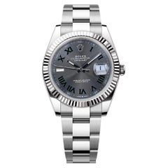 Unworn Rolex Datejust 41 Slate Oyster Reference# 126334, Complete set, 2025
