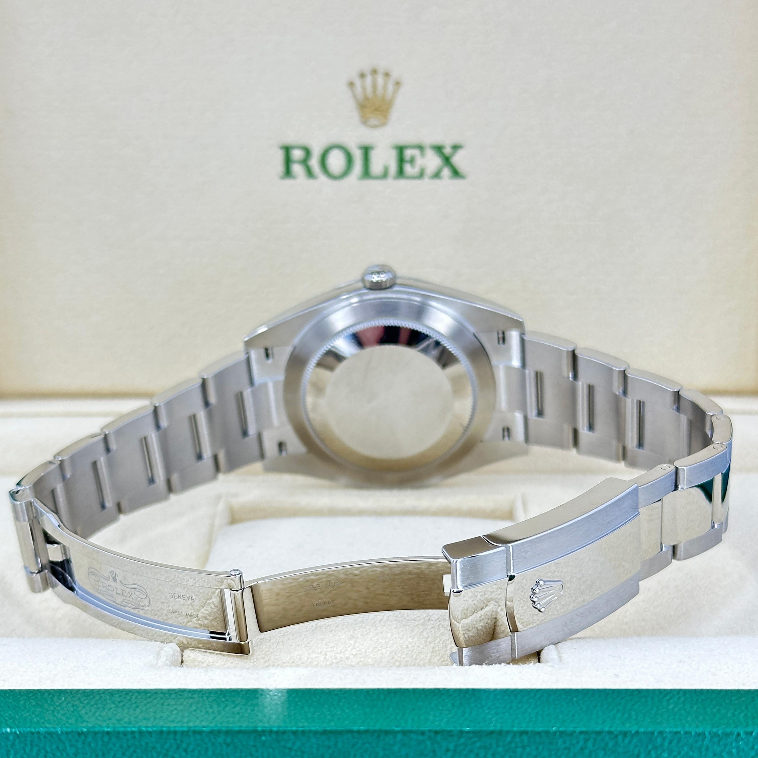 Ungetragene Rolex Datejust 41 Schiefer Oyster Reference# 126334, Komplettset, 2025 im Angebot 9