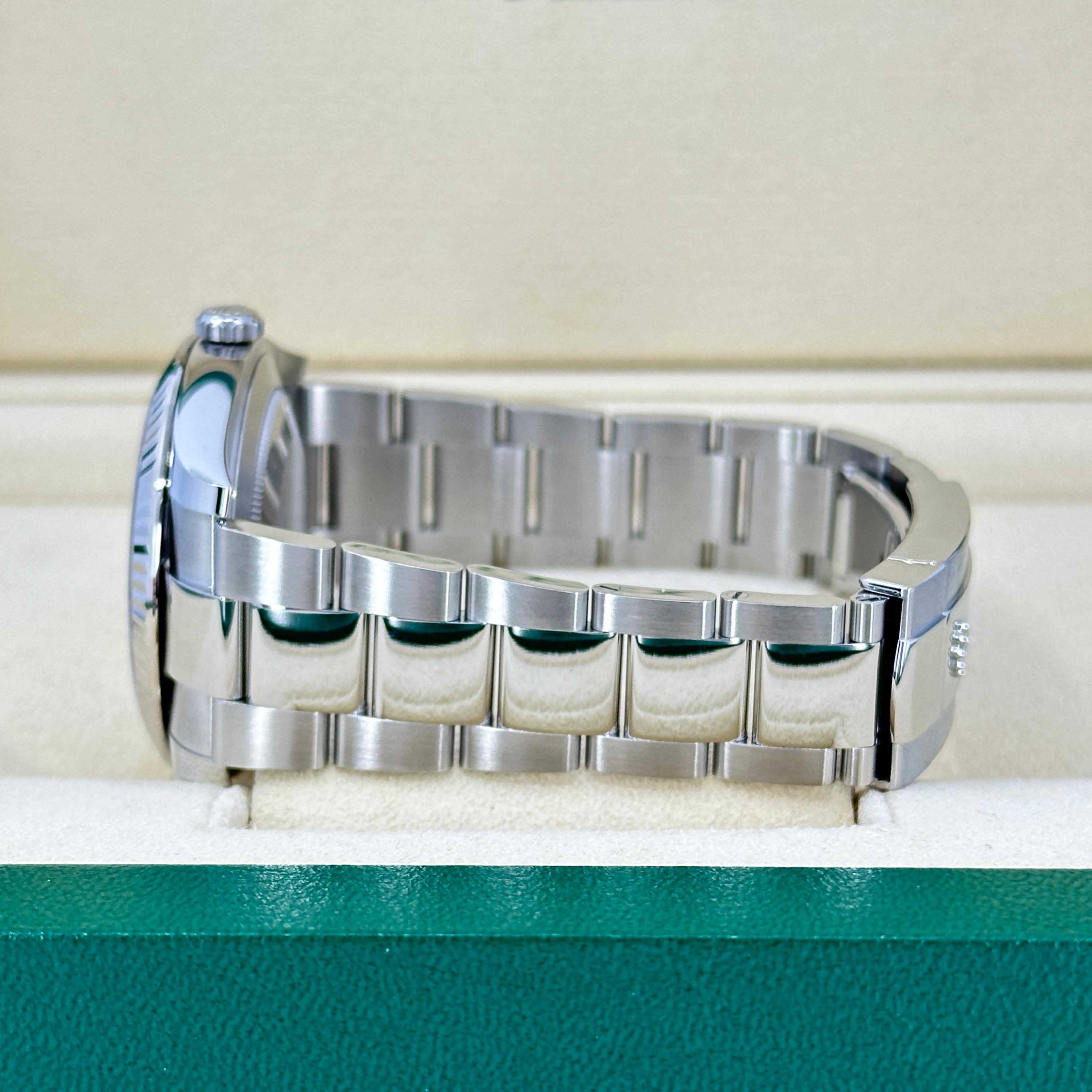 Ungetragene Rolex Datejust 41 Schiefer Oyster Reference# 126334, Komplettset, 2025 im Angebot 7