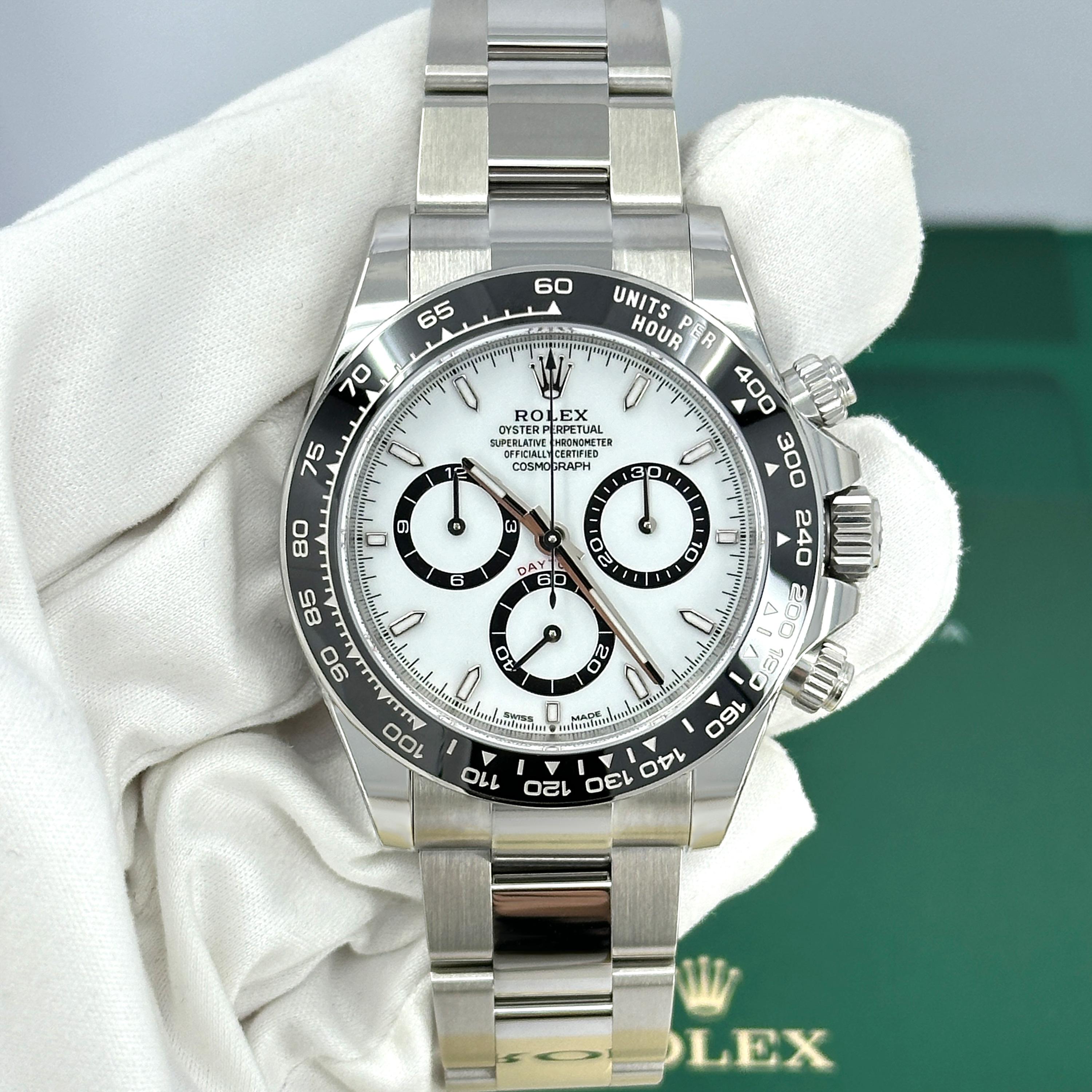 Rolex Cosmograph Daytona non indossato Numero di riferimento 126500ln, Set completo, 2025 in vendita 9
