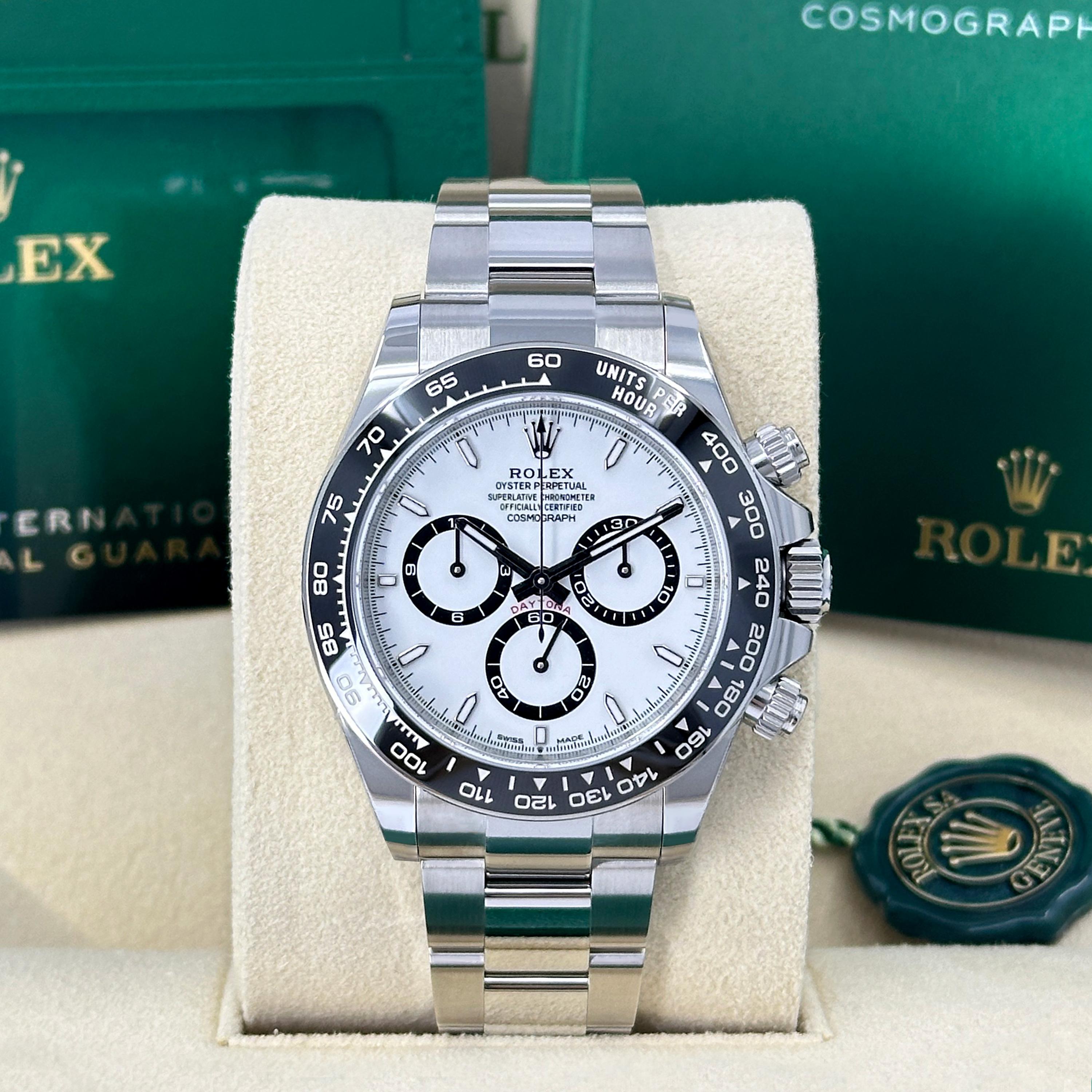 Rolex Cosmograph Daytona non indossato Numero di riferimento 126500ln, Set completo, 2025 in vendita 12