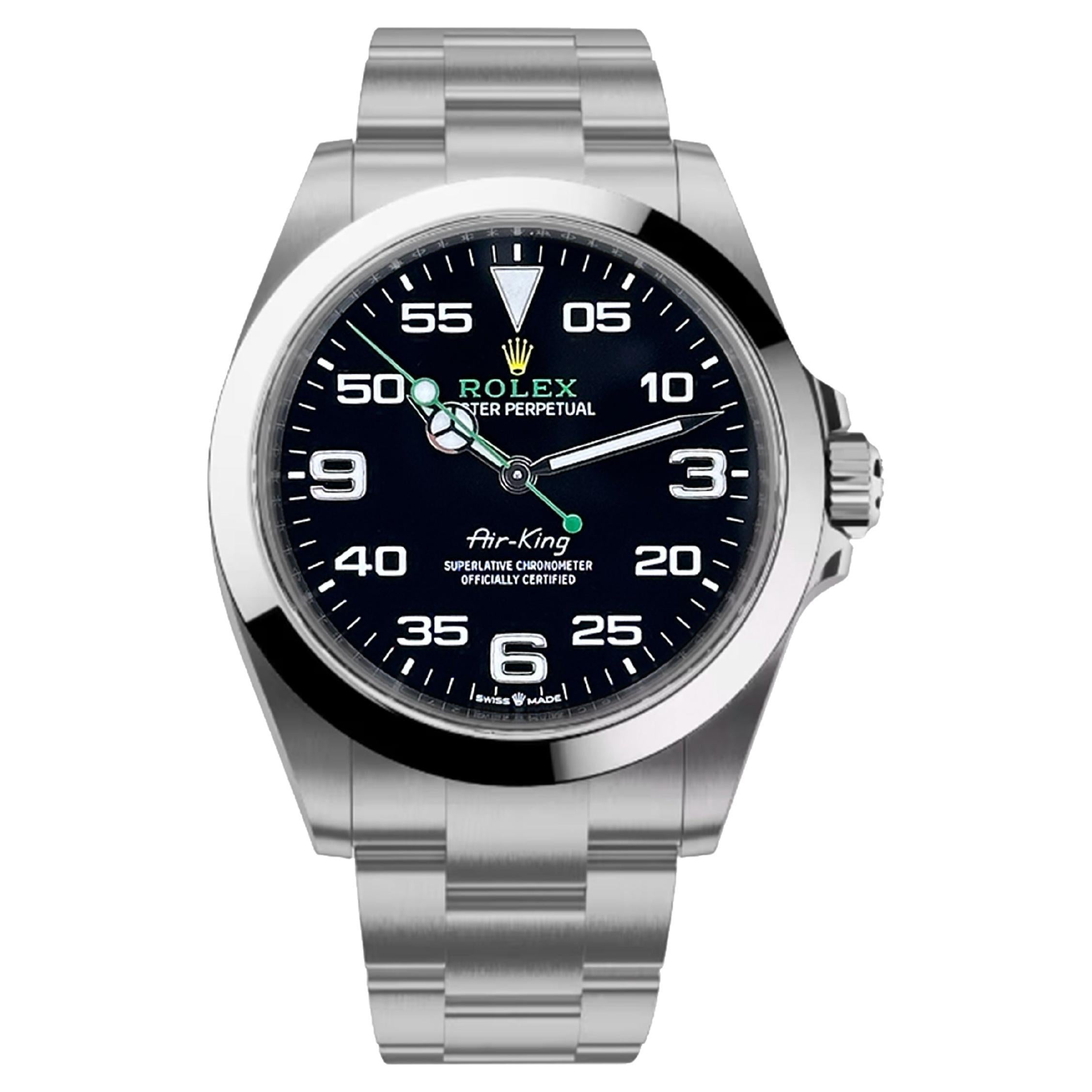 Rolex Air-King non indossato, referenza n. 126900, set completo, 2025
