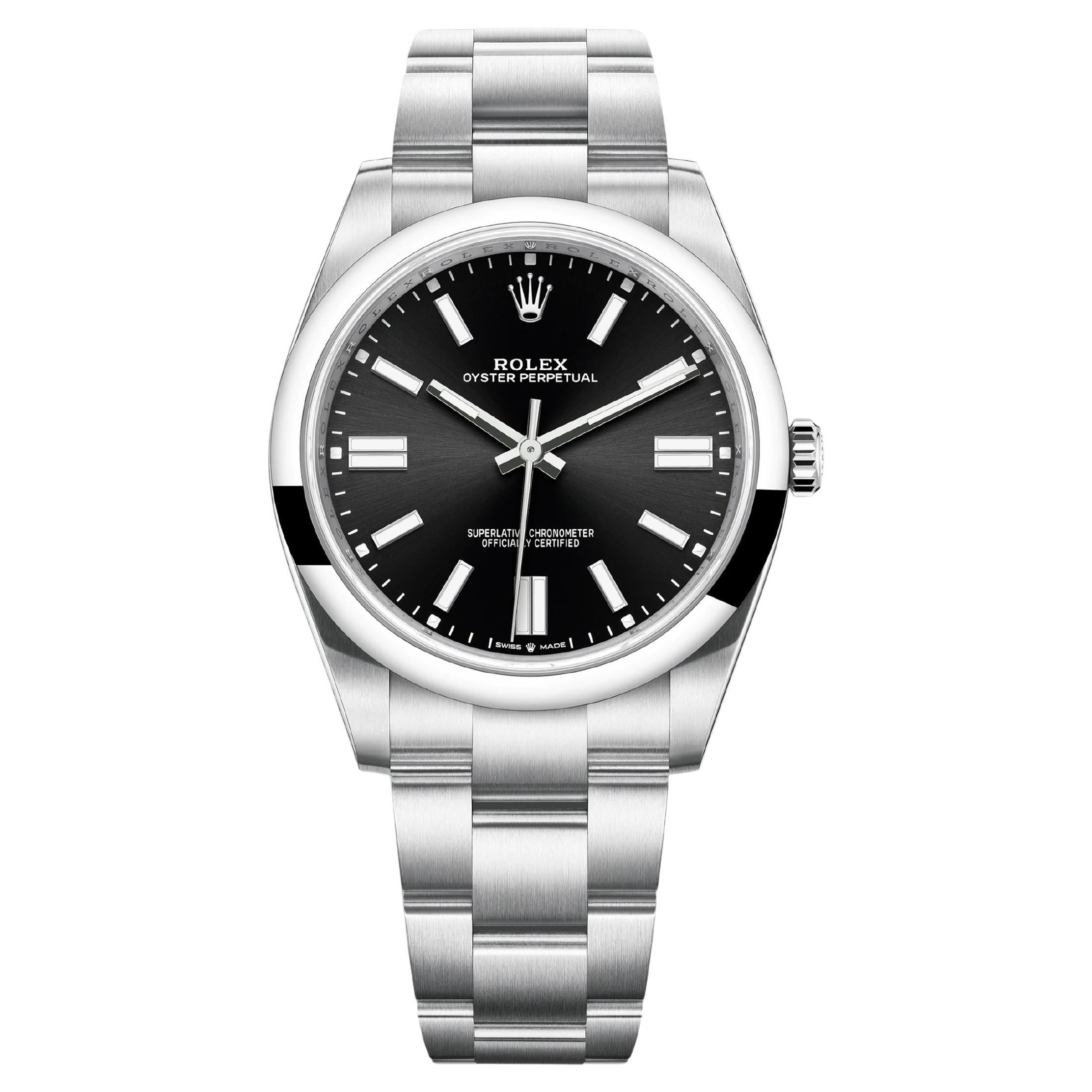Rolex Oyster Perpetual Senza Data Riferimento n. 124300, Set completo, 2025 in vendita