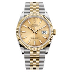 Rolex Datejust 36 Champagne Jubilee Riferimento n. 126233, Set completo, 2025