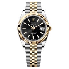 Unworn Rolex Datejust 41 Black Jubilee Reference# 126333, Complete set, 2025