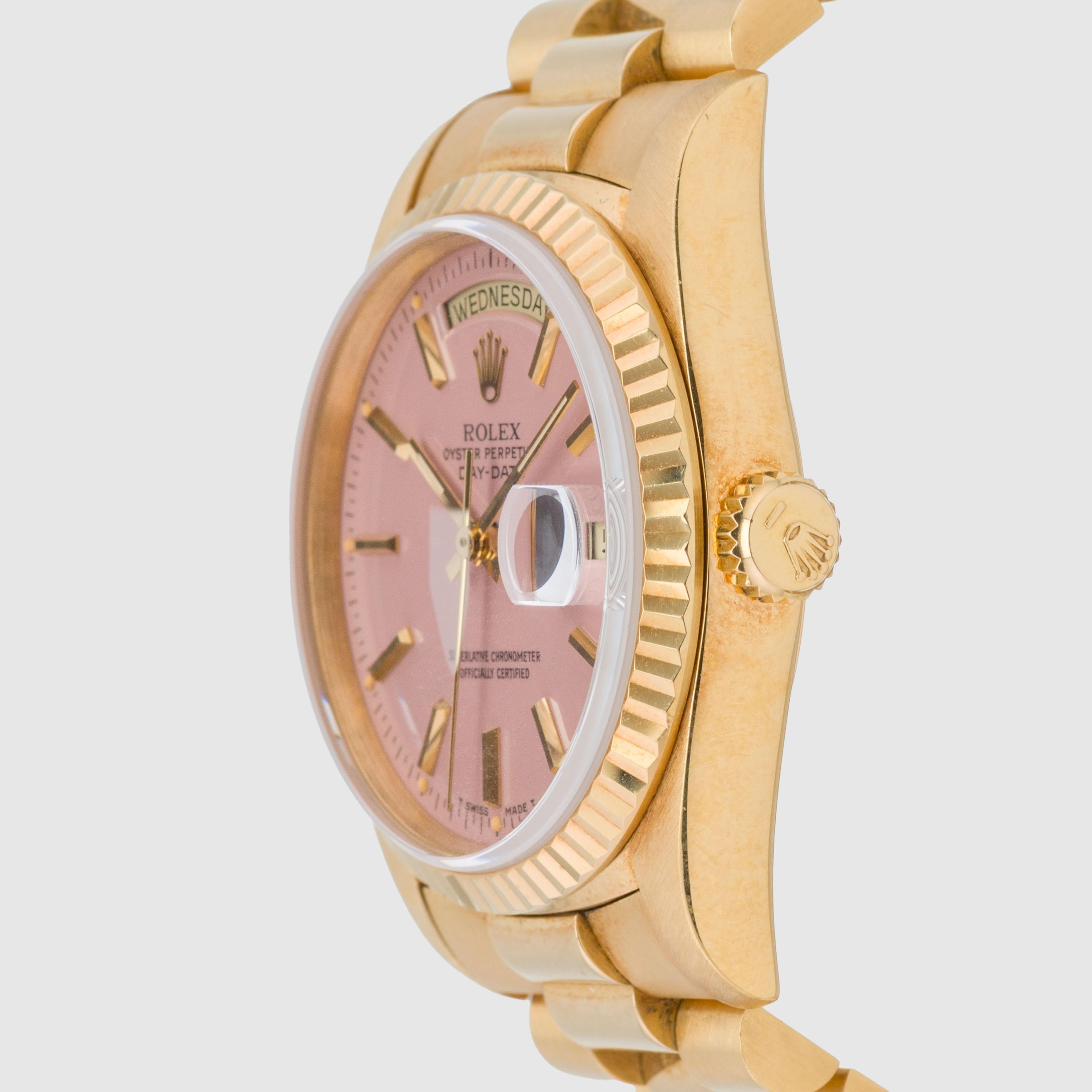1988 Rolex Day Date Lilac Stella Ref. 18238 im Angebot 1