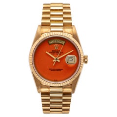 1990 Rolex Day Date Coral Ref. 18238 (Full Set)
