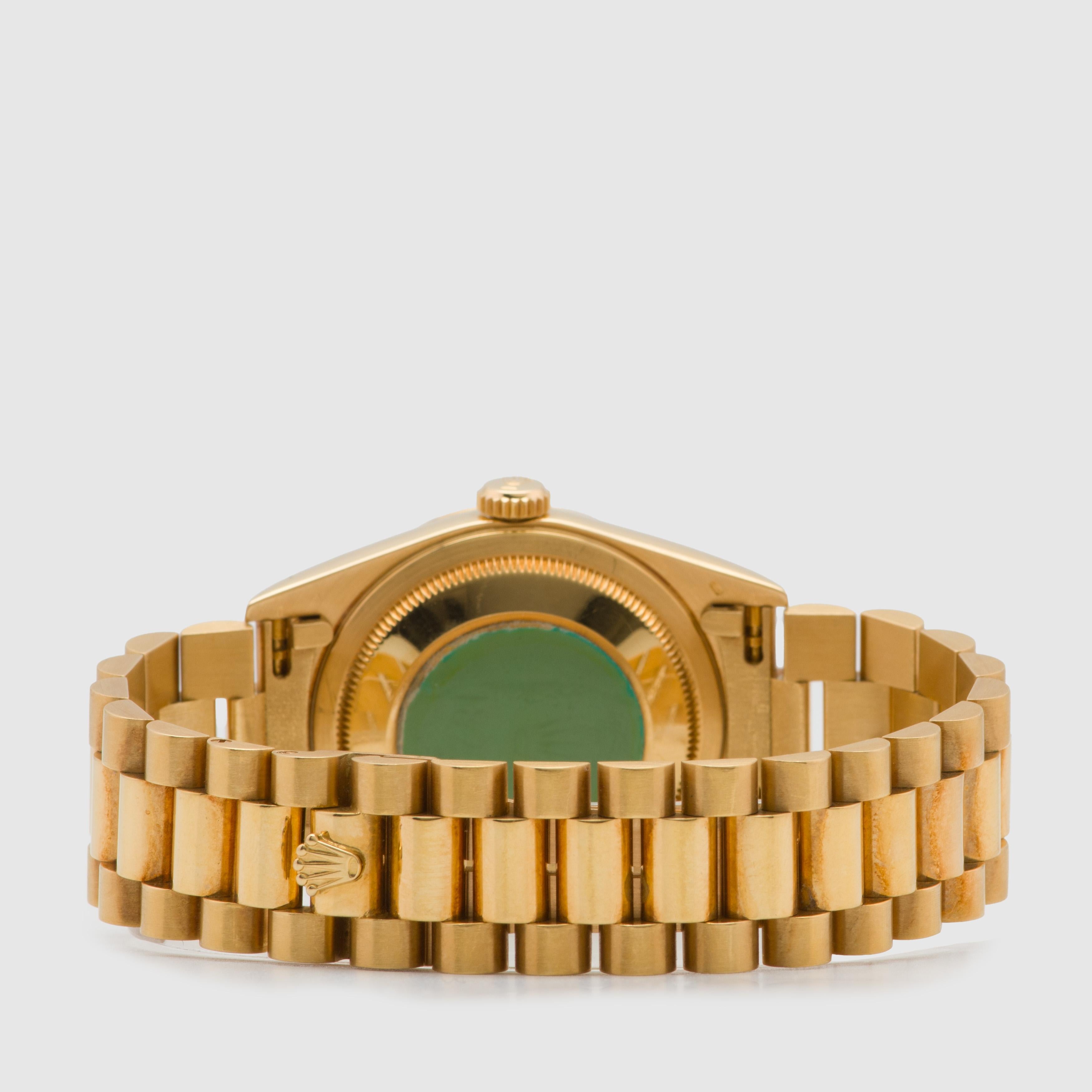 1990 Rolex Tag Datum Koralle Ref. 18238 (Vollständiger Satz) im Angebot 3