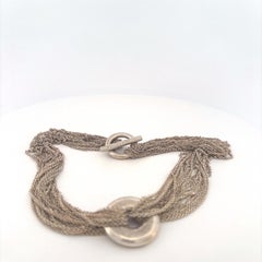 Tiffany & Co. Chain and Round Toggle Necklace