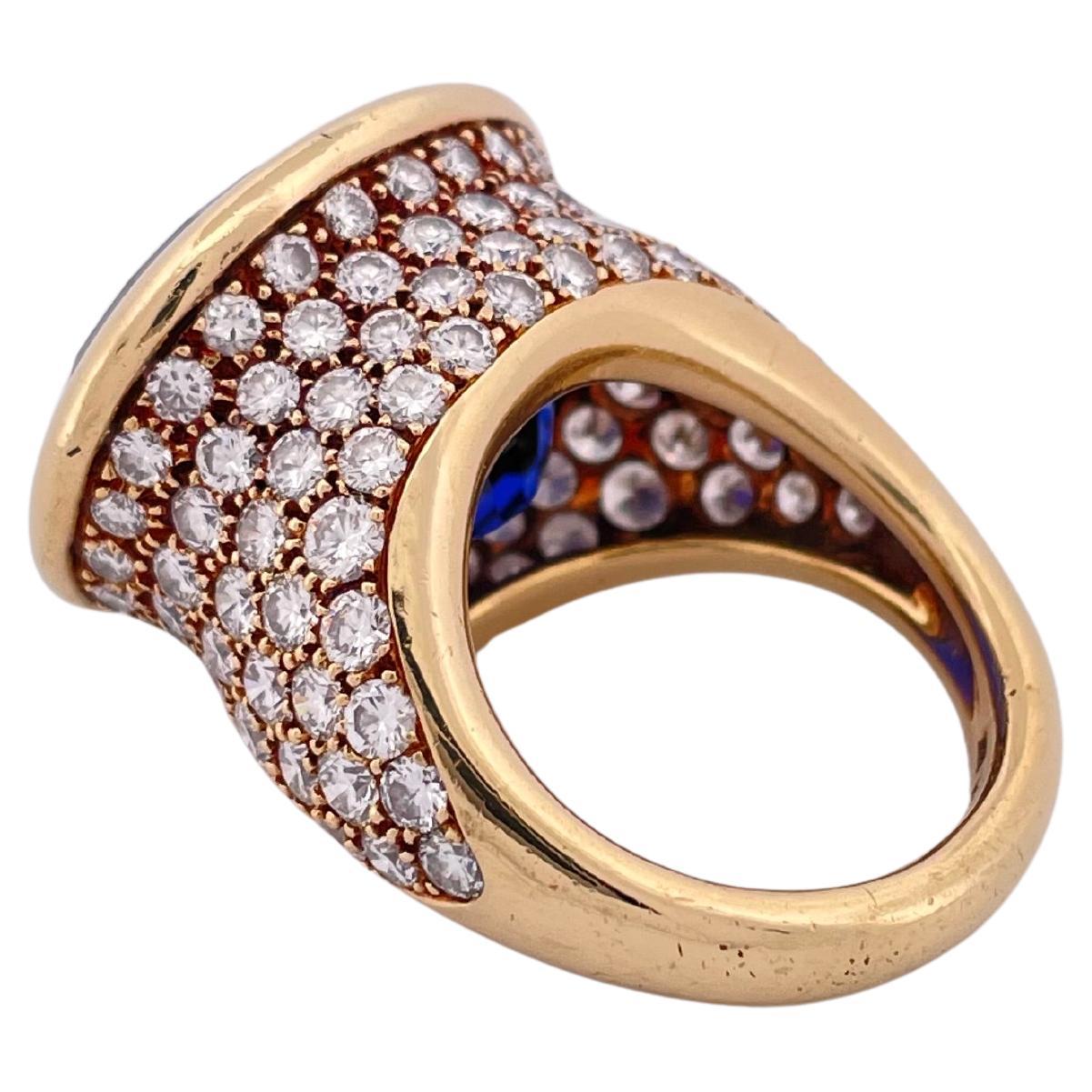 Tiffany & Co 31ctw Tanzanite with 120 Round 4.2ctw VS G-H Diamonds In 18K Gold For Sale 4
