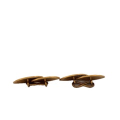 14K Yellow Gold Art Deco Tiffany Co. Cuff Links from 1920/30s