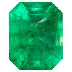 3.12 carats GIA Certified Swat Green Emerald - Natural Emerald Loose Gemstone