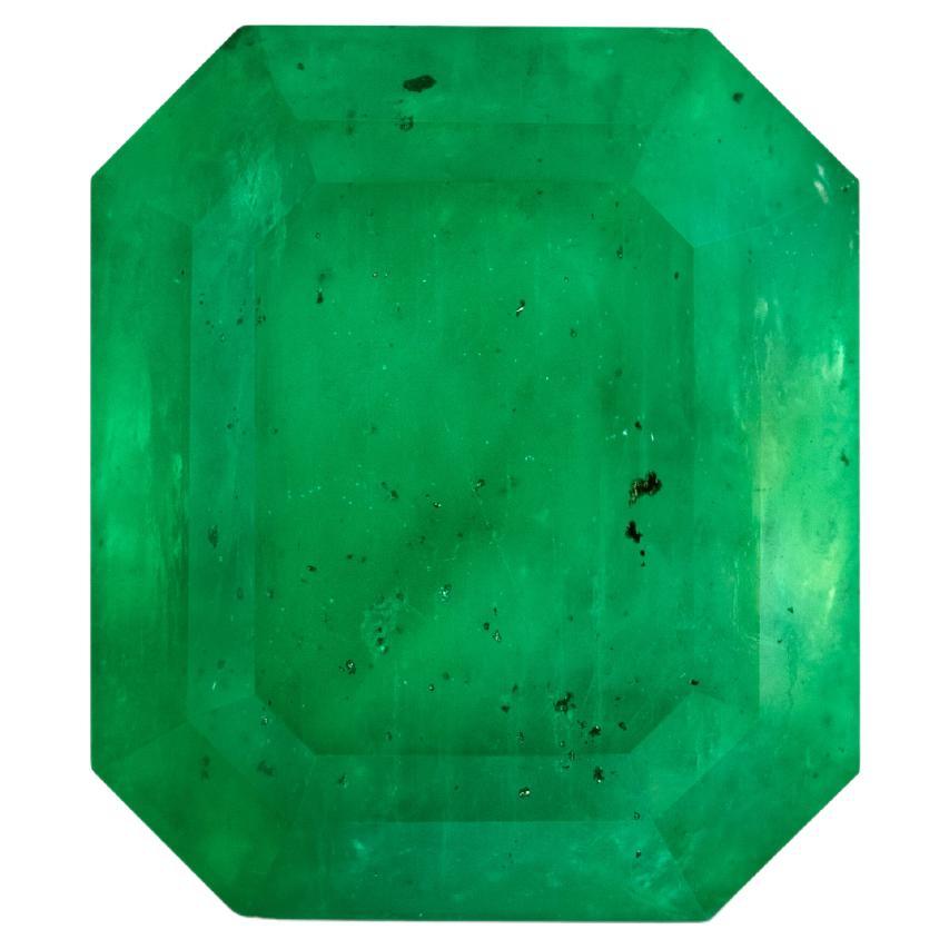 3.86 Karat GIA-zertifizierter grüner Swat-Smaragd - Natürlicher Smaragd - loser Edelstein im Angebot