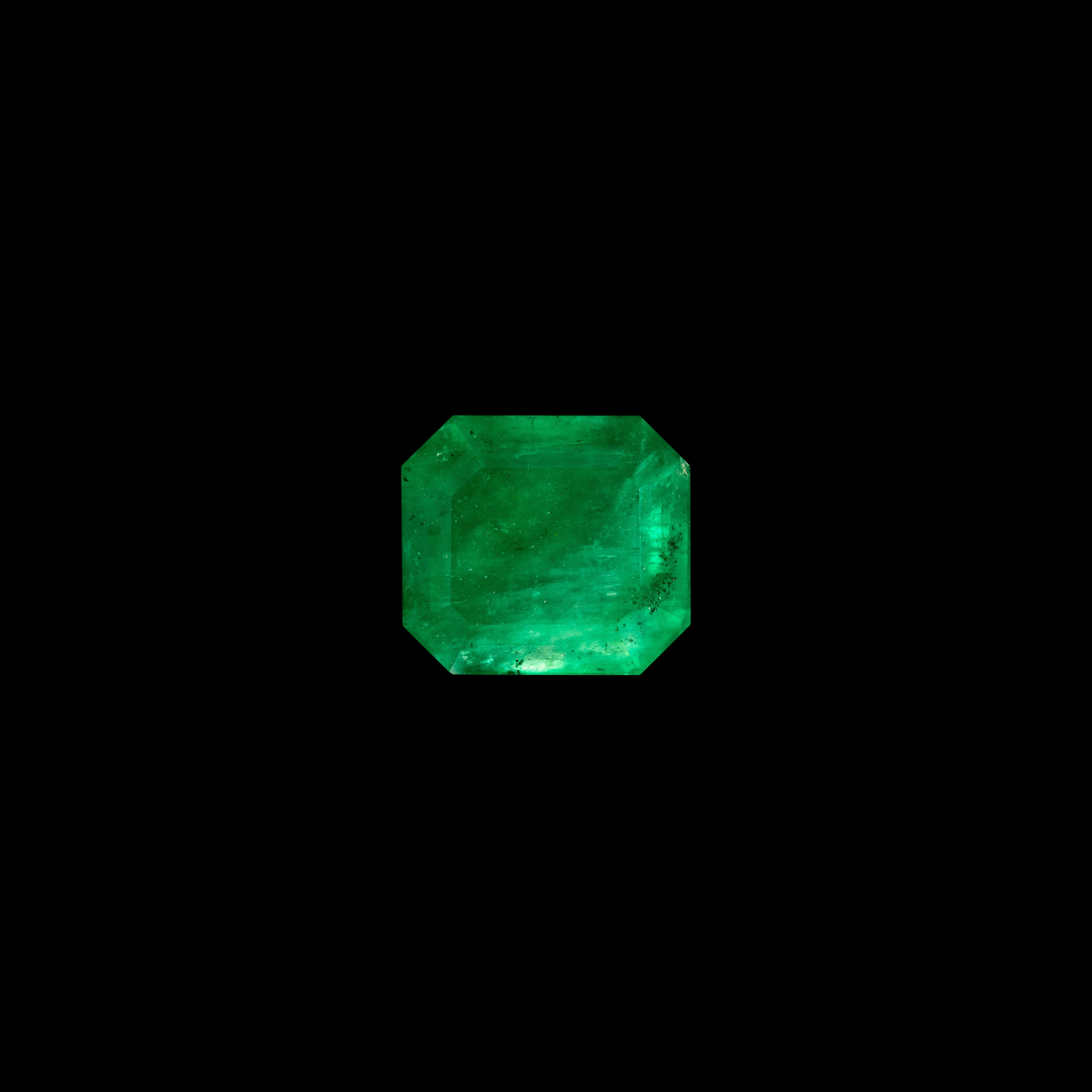 4.58 Karat GIA-zertifizierter grüner Swat-Smaragd - Natürlicher Smaragd - loser Edelstein (Zeitgenössisch) im Angebot