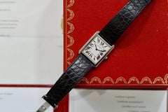 Cartier Tank Solo Large Model Quartz in Steel Box and Papers 2013