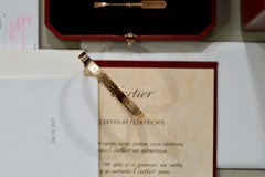 Bracciale Cartier Classic Love in oro rosa 18 carati, misura 17, B6067417, con scatola e documenti, 2017