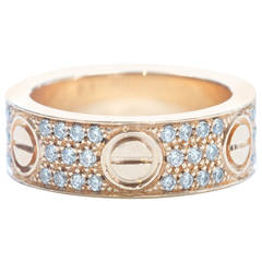 Cartier Diamond Love Gold Ring