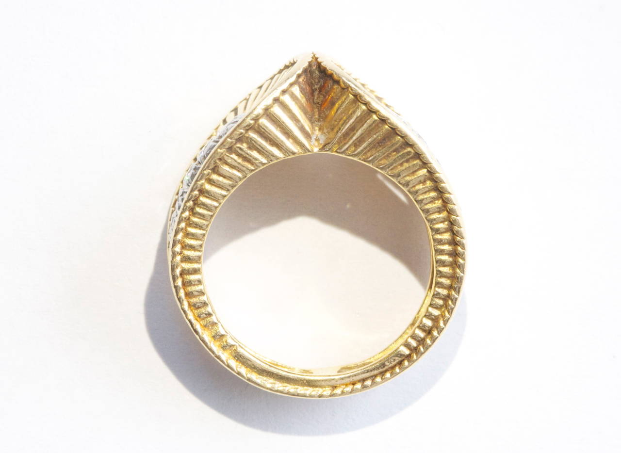 Women's Tiffany & Co. Retro Diamond Gold Ring