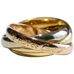 Classic Cartier Gold Trinity Ring