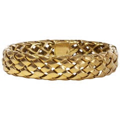 Van Cleef & Arpels Woven Gold Bracelet