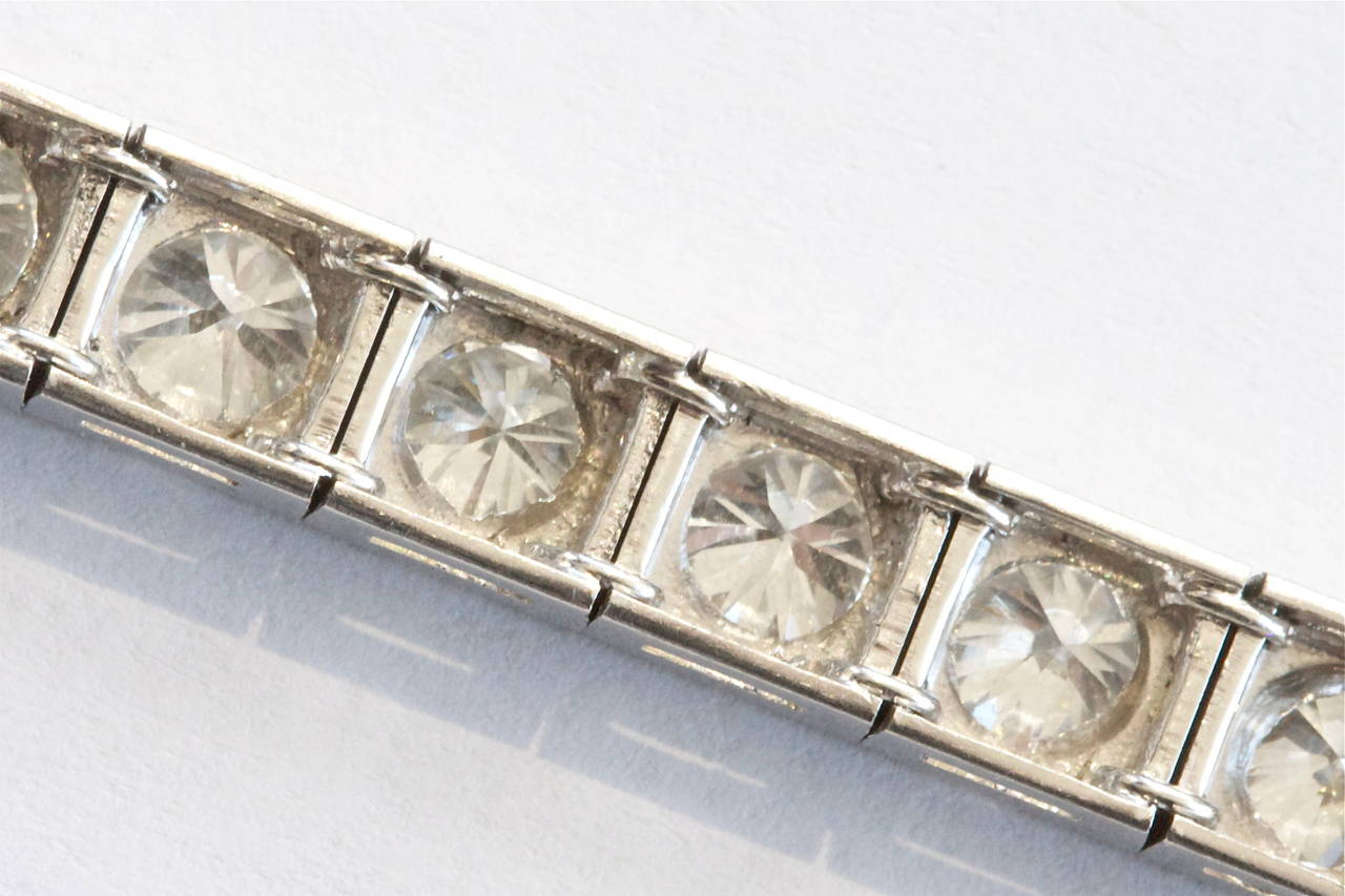 Superb Diamond Platinum Bracelet 2