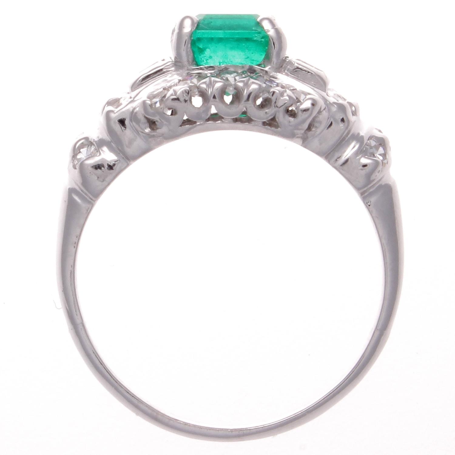 deco emerald engagement ring deco emerald platinum engagement ring at 1stdibs deco emerald engagement ring deco emerald platinum engagement ring at 1stdibs