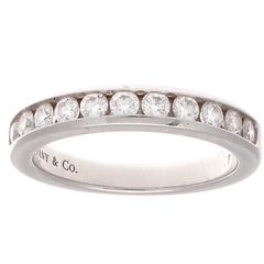Tiffany & Co. Diamond Platinum Wedding Band Ring