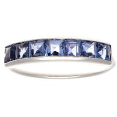 Art Deco Sapphire Platinum Ring