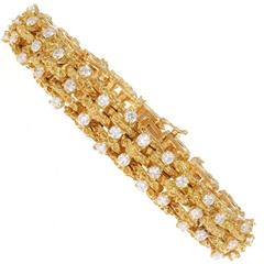 Tiffany Diamond Gold Bracelet