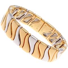 Used Marina B. Gold Stainless Steel Bangle Bracelet