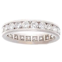 Diamond Platinum Eternity Band 10