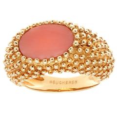 Boucheron Coral Gold Ring
