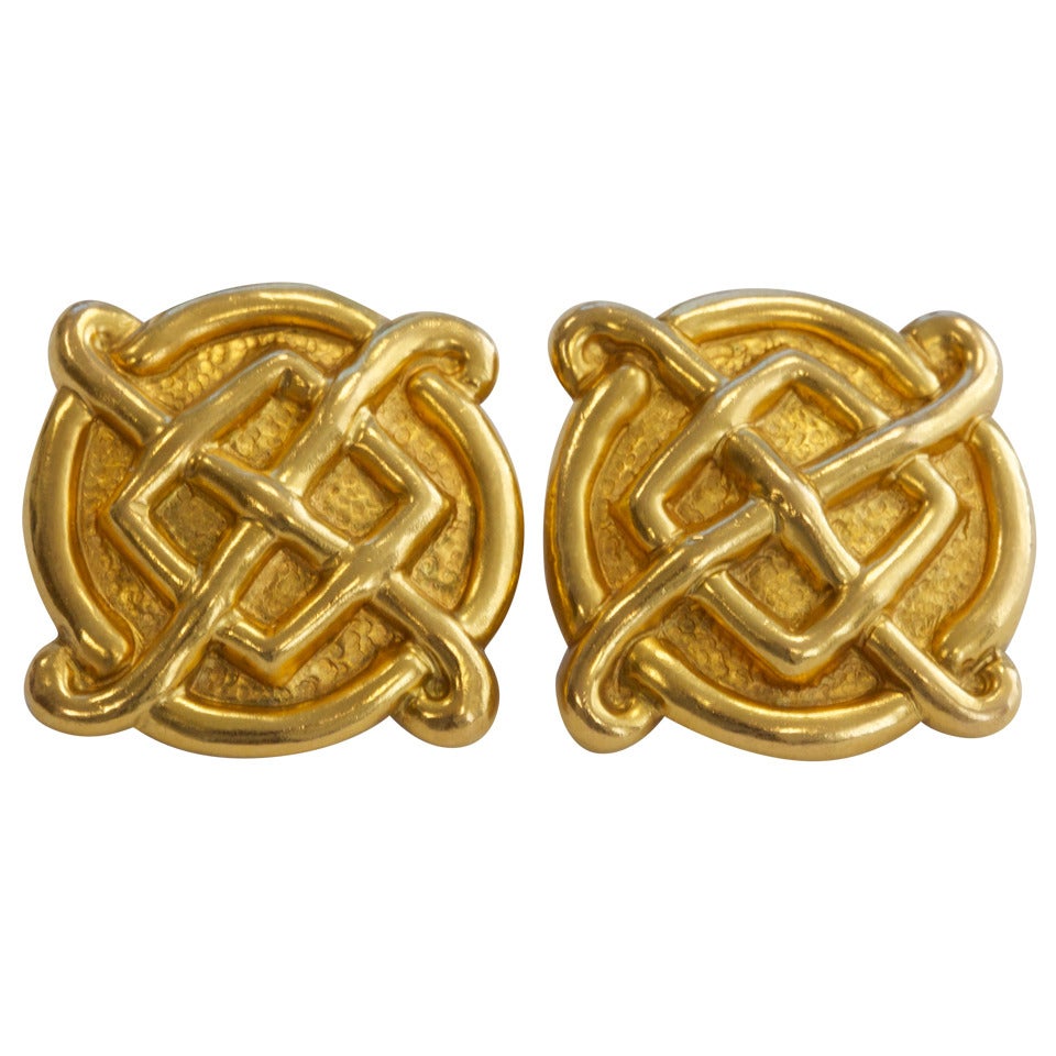 Lalaounis Gold Earrings