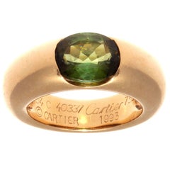 Cartier Peridot Large Elipse Ring