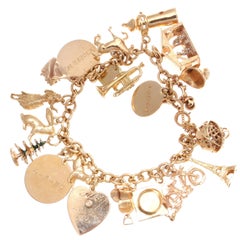 Gold Charm Bracelet Gold Charm Bracelet