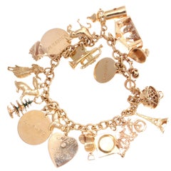 Gold Charm Bracelet