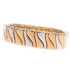 Used Marina B. Gold Stainless Steel Bangle Bracelet